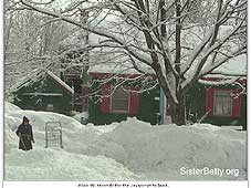 Crazy Helga Shoveling Snow: Click for larger image