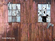 Rusted building: Click for larger image